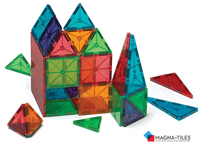 Magna tiles clear colors 100 piece set